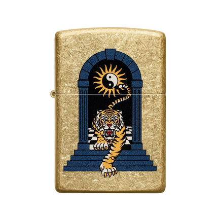 Zippo Lighter: Tiger Tattoo Design | 48613