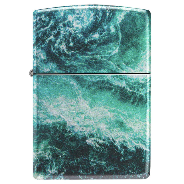 Zippo Lighter: Rogue Wave Design | 48621