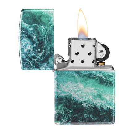 Zippo Lighter: Rogue Wave Design | 48621
