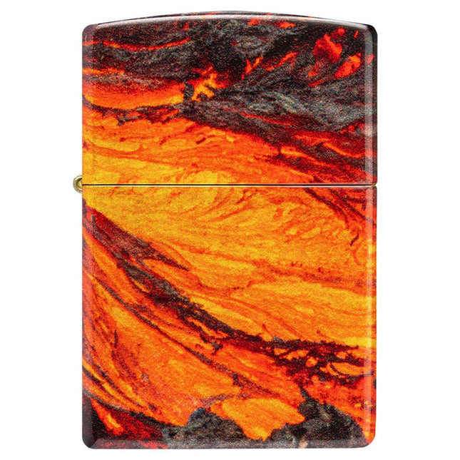 Zippo Lighter: Lava Flow Design | 48622