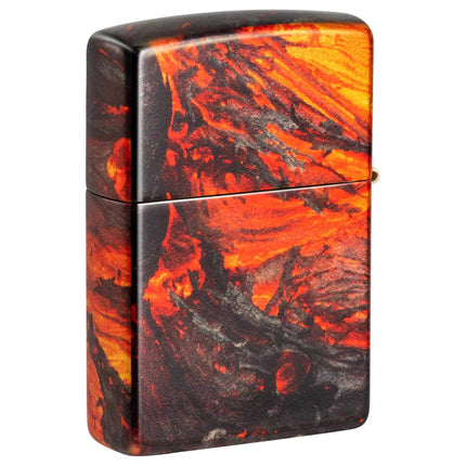 Zippo Lighter: Lava Flow Design | 48622