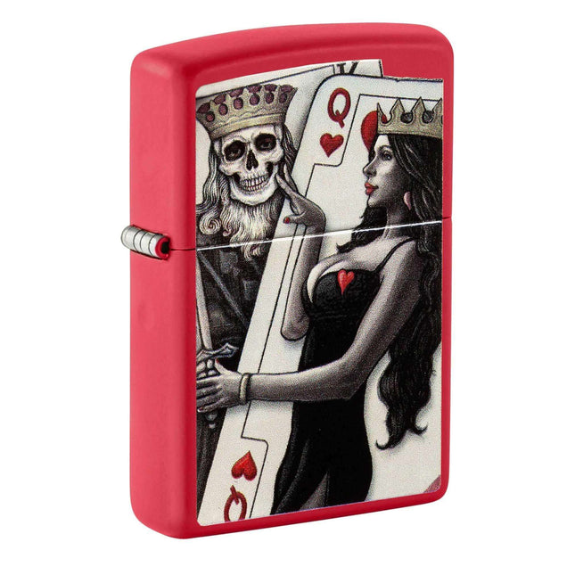 Zippo Lighter: Skull King Queen Beauty | 48624