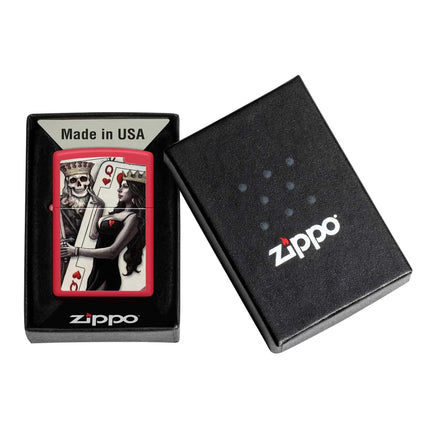Zippo Lighter: Skull King Queen Beauty | 48624