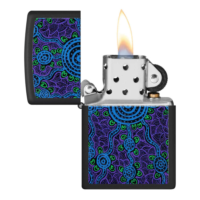 Zippo Lighter: John Smith Gumbula Black Matte | 48625