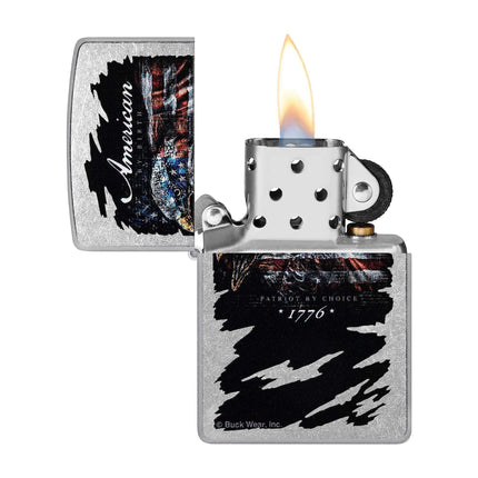Zippo Lighter: Buck Wear Eagle Dotted | 48633
