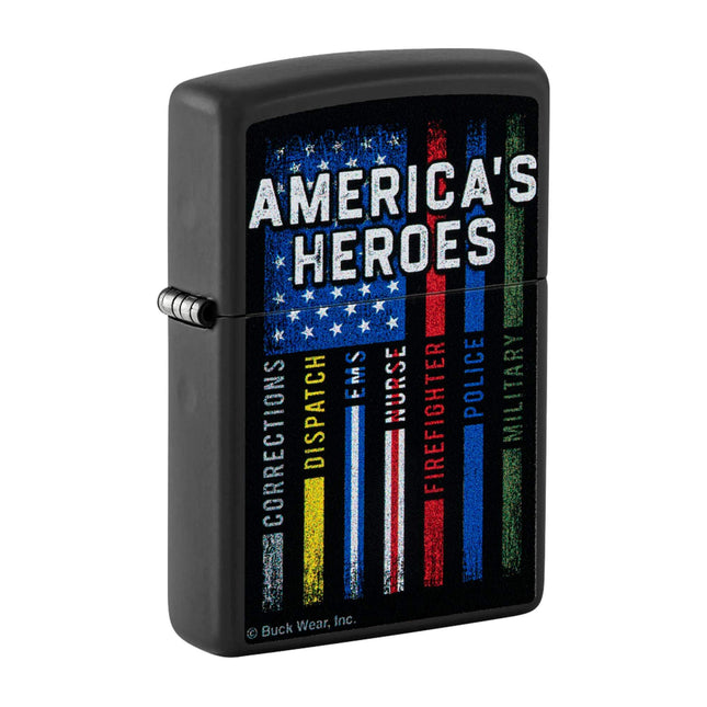 Zippo Lighter: Buck Wear American Heros | 48634