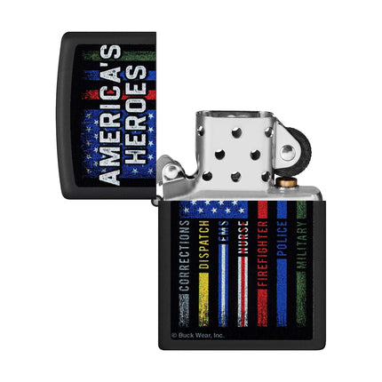 Zippo Lighter: Buck Wear American Heros | 48634