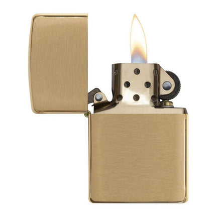Zippo Lighter: Classic Brushed Brass | 204B