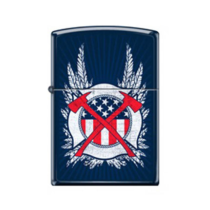 Zippo Lighter: Firefighter Design Blue | 239-051786