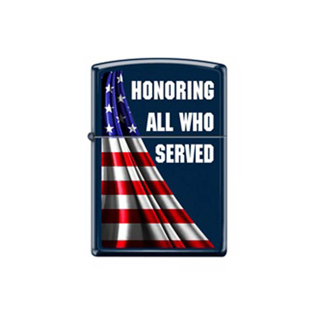 Zippo Lighter: All Who Served Design Blue | 239-085668