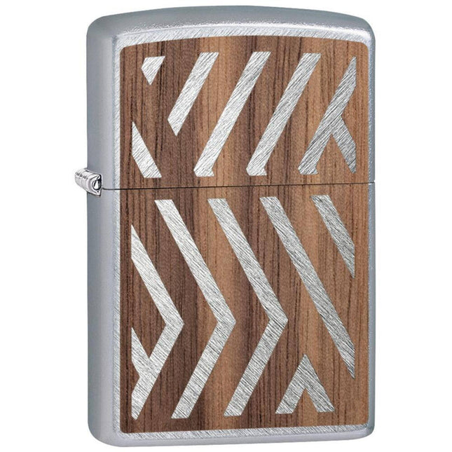 Zippo Lighter: Woodchuck USA Herringbone Sweep Construction | 29902