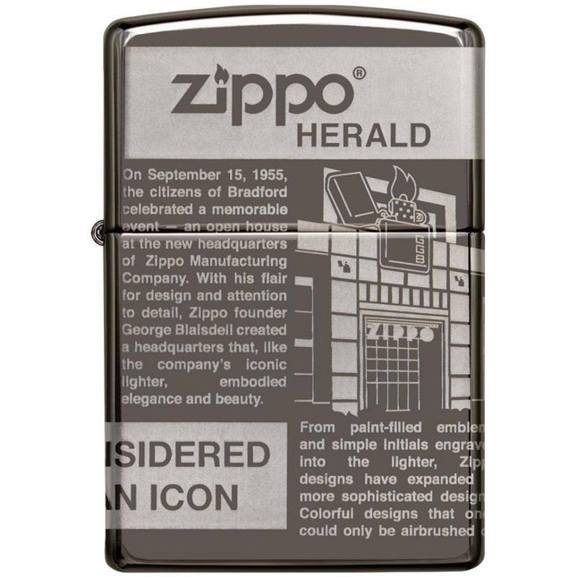 Zippo Lighter: Newsprint Design | 49049