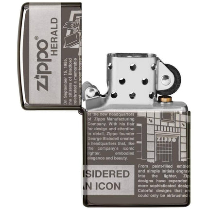 Zippo Lighter: Newsprint Design | 49049