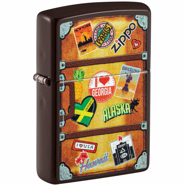 Zippo Lighter: Suitcase Design Brown | 49180-094375