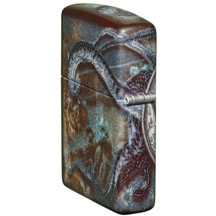 Zippo Windproof Pocket Lighter - Pirate Coin Design Multicolor Metal | 49434