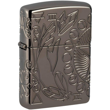 Zippo Lighter: Armor Wiccan Inspired Design | 49689