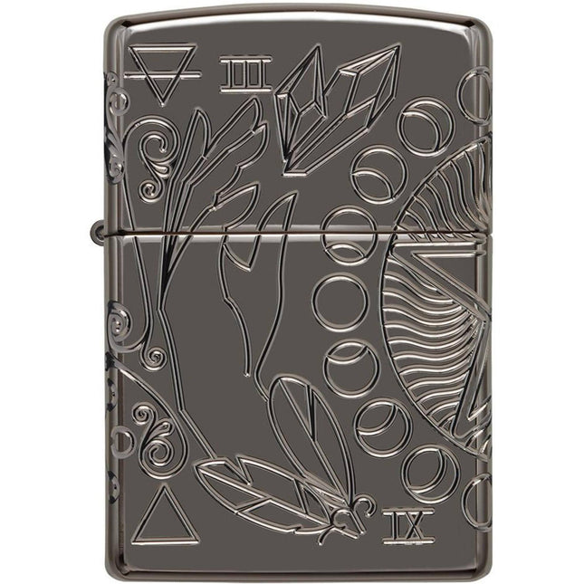 Zippo Lighter: Armor Wiccan Inspired Design | 49689
