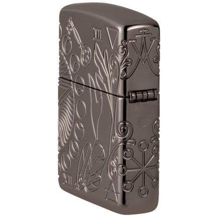 Zippo Lighter: Armor Wiccan Inspired Design | 49689