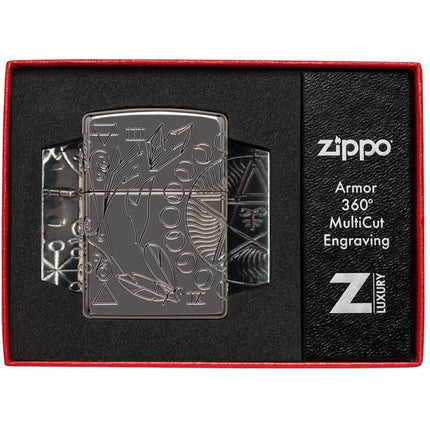 Zippo Lighter: Armor Wiccan Inspired Design | 49689