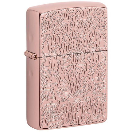 Zippo Lighter: Armor Carved Design | 49703