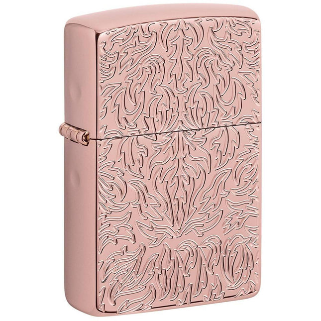 Zippo Lighter: Armor Carved Design | 49703