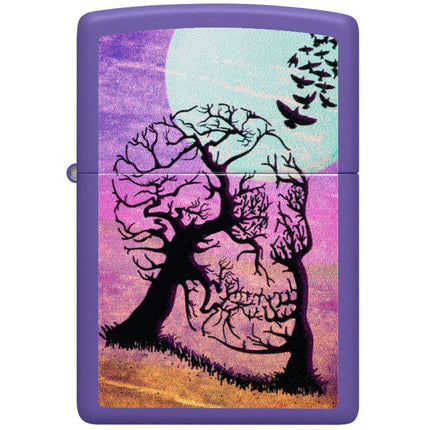 Zippo Lighter: Skull Tree Design | 48638