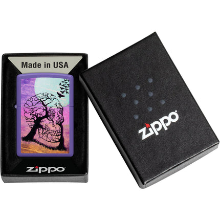 Zippo Lighter: Skull Tree Design | 48638