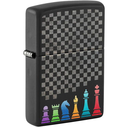 Zippo Lighter: Laser Engrave Chess Pieces | 48662