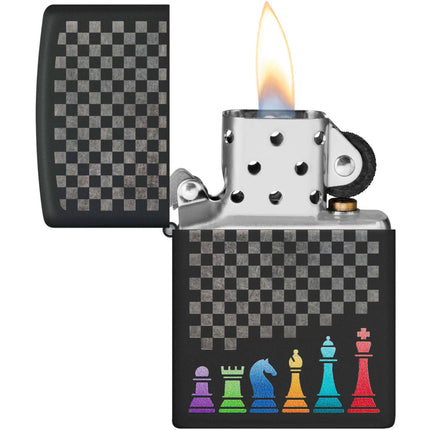 Zippo Lighter: Laser Engrave Chess Pieces | 48662