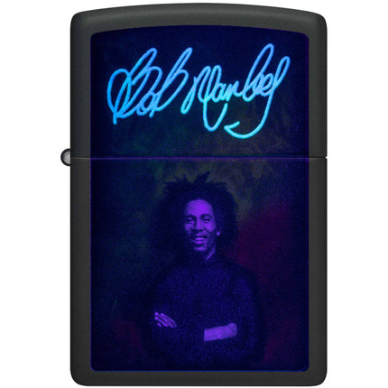 Zippo Lighter: Black Light Process Bob | 48674