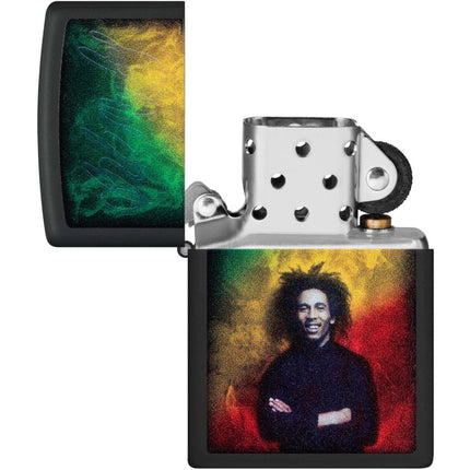 Zippo Lighter: Black Light Process Bob | 48674