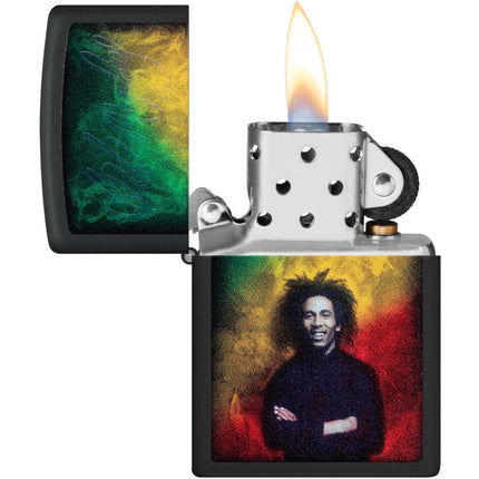 Zippo Lighter: Black Light Process Bob | 48674