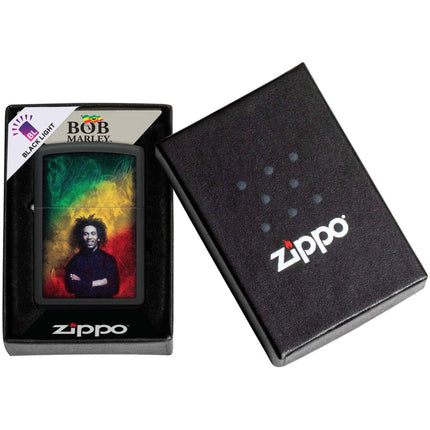 Zippo Lighter: Black Light Process Bob | 48674
