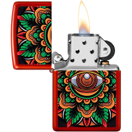 Zippo Lighter: Counter Culture Eye Design | 48678