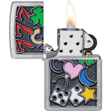 Zippo Lighter: All Luck Design | 48682