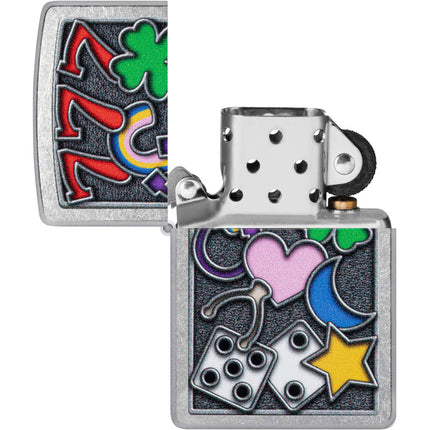 Zippo Lighter: All Luck Design | 48682