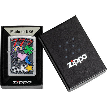 Zippo Lighter: All Luck Design | 48682