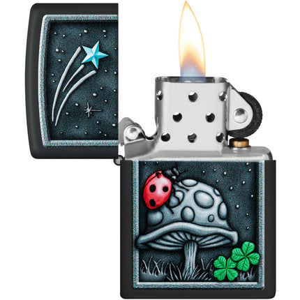 Zippo Lighter: Color Image Ladybug Design | 48724