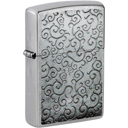 Zippo Lighter: Network of Vines Twists and Swirls Design | 48726
