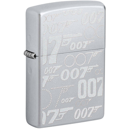 Zippo Lighter: James Bond 007 Design Satin Chrome | 48735