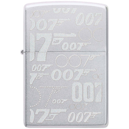 Zippo Lighter: James Bond 007 Design Satin Chrome | 48735