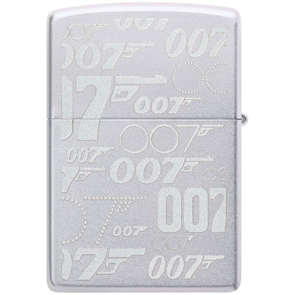 Zippo Lighter: James Bond 007 Design Satin Chrome | 48735