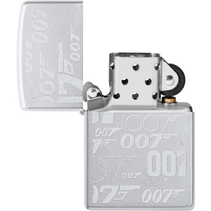 Zippo Lighter: James Bond 007 Design Satin Chrome | 48735