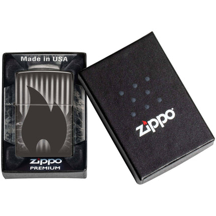 Zippo Lighter: Classic Flame Icon Design | 48738