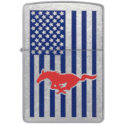 Zippo Lighter: Ford Logo Design with Mustang Icon | 48754
