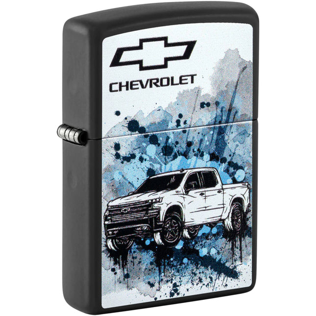 Zippo Lighter: Color Image Chevrolet Logo Design | 48756