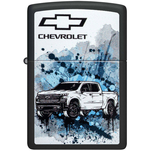 Zippo Lighter: Color Image Chevrolet Logo Design | 48756