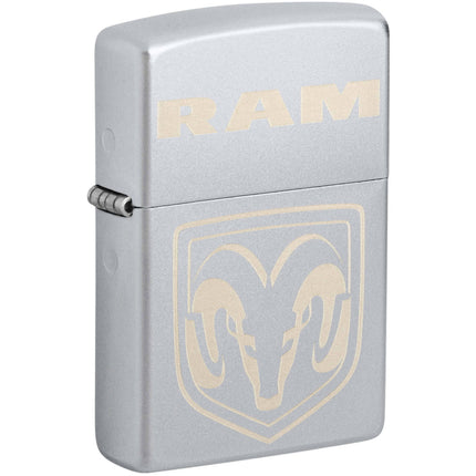 Zippo Lighter: Laser Engrave Ram Logo Design | 48763