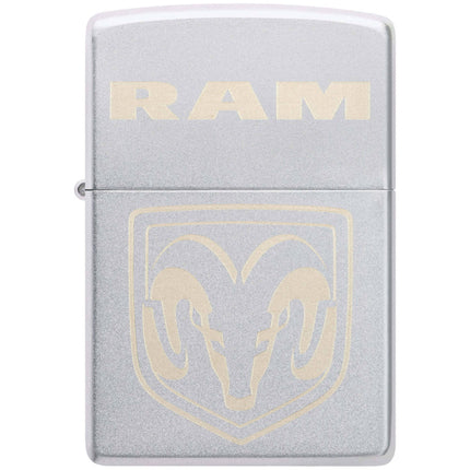 Zippo Lighter: Laser Engrave Ram Logo Design | 48763