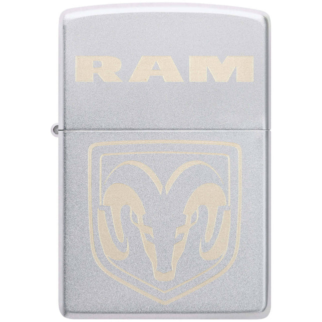 Zippo Lighter: Laser Engrave Ram Logo Design | 48763